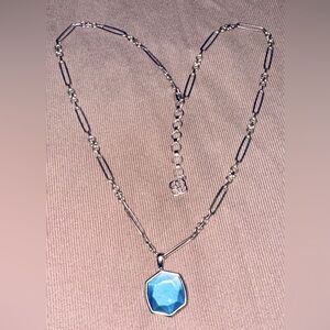 Kendra Scott 14” Necklace with Blue Stone
